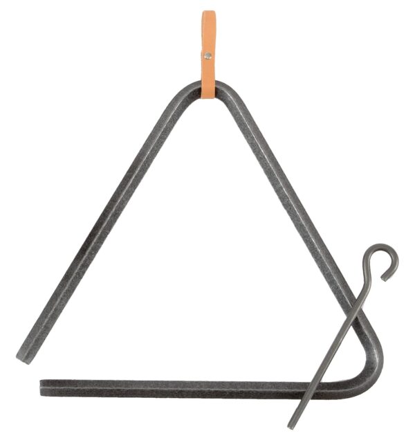 Authentic Western Dinner Triangle Hammered Steel