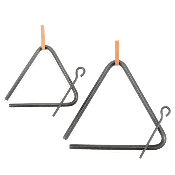 Authentic Western Dinner Triangle Hammered Steel