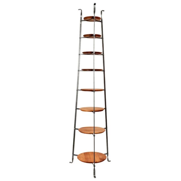 8-Tier Gourmet Cookware Stand w/Alder Shelves