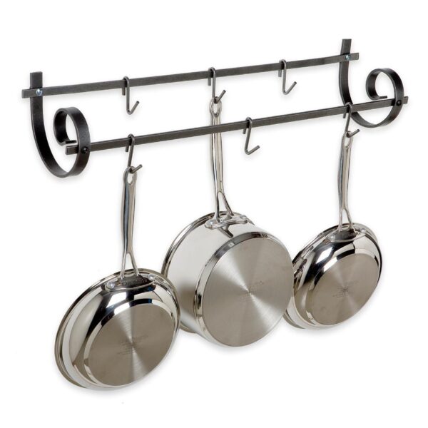 Decor Utensil Rack Hammered Steel - Enclume Design Products