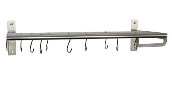 Habitat Stainless Steel Bookshelf Wall Rack - Enclume Design Products