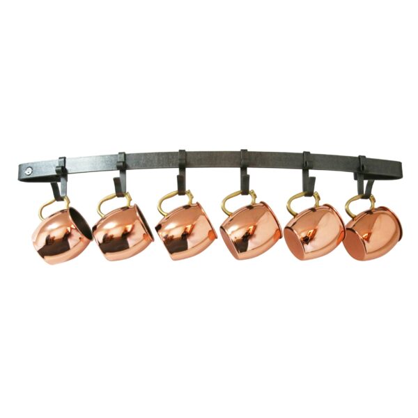 Curved Mug Rack w 6 Mug Hooks - Enclume Design Products