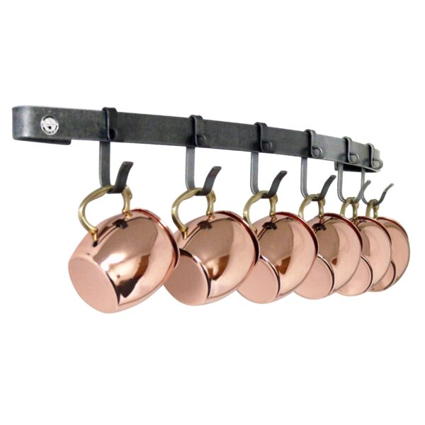 Curved Mug Rack w 6 Mug Hooks - Enclume Design Products