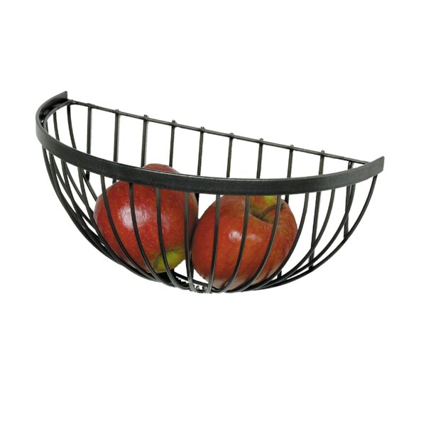Wire Fruit Basket Hammered Steel
