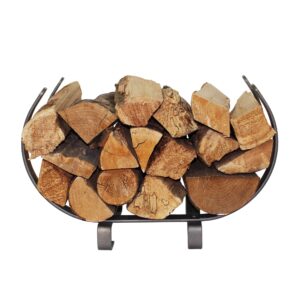 Indoor/Outdoor Small U Shaped Fireplace Log Rack