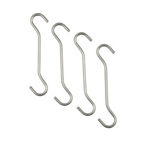 Rack It Up Extension Hooks 4 Pack Silver - Enclume Design Products