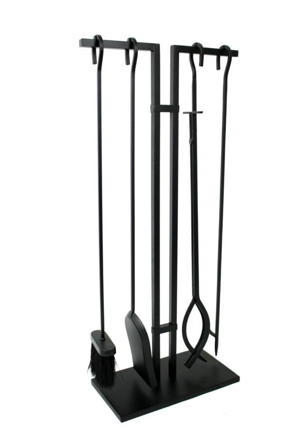 Habitat 4 Pc Fireplace Tool Set Black - Enclume Design Products