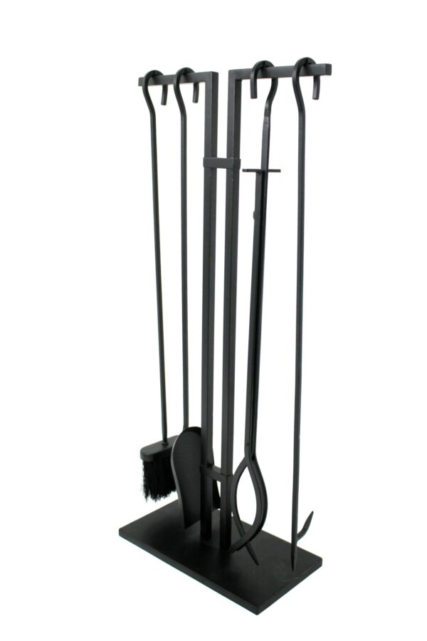 Habitat 4 Pc Fireplace Tool Set Black - Enclume Design Products