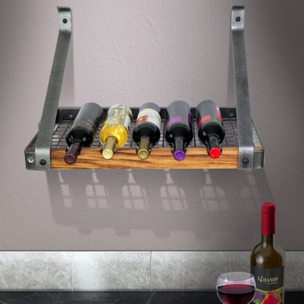 Signature Series Bookshelf Wine Rack w/Tigerwood (24", 30", 36")