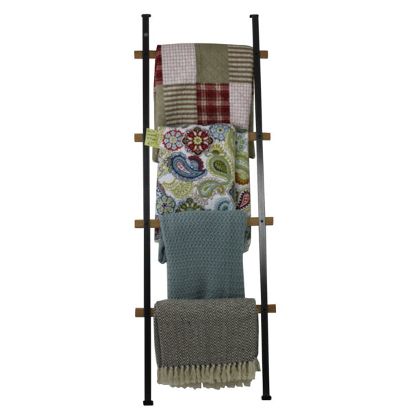 Handcrafted Quilt Rack 4-Tier Ladder