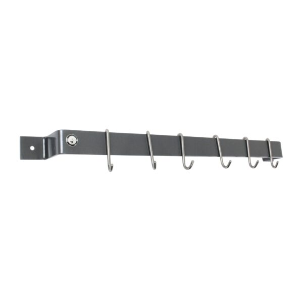 Handcrafted Easy Mount Wall Rack w 6 Hooks - Accent Colors