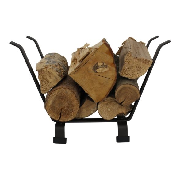 Basket Indoor/Outdoor Fireplace Log Rack - Oil Rubbed Bronze